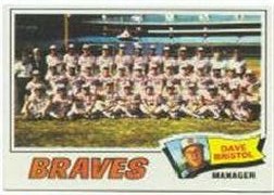 1977 Topps Baseball Cards      442     Atlanta Braves CL/Dave Bristol